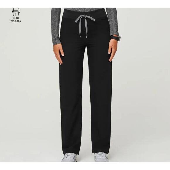 Figs Pants - Figs High Waisted Livingston Basic Scrub Pants Size LP